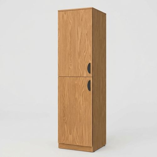 Ahliss 8-Foot Commercial Storage Cabinet with soft-close doors and 8 shelves